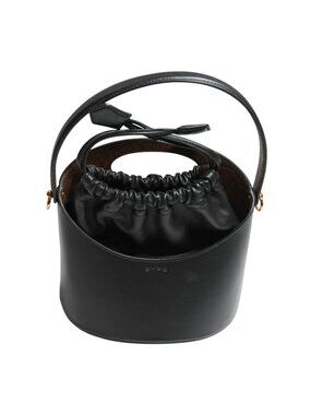 Etro Saturno Medium Bucket Bag in Black